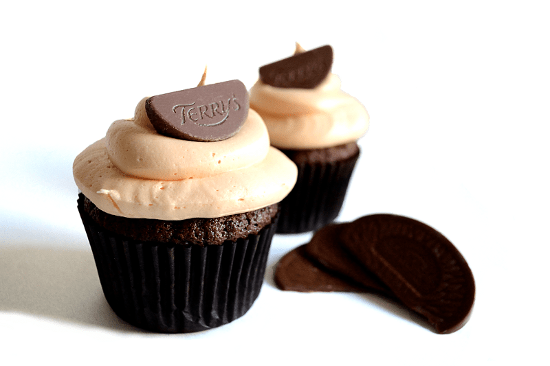 Terry's Chocolate Orange Inspired Cupcake Recipe