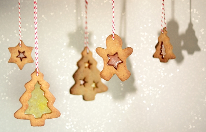 Stained Glass Christmas Biscuits