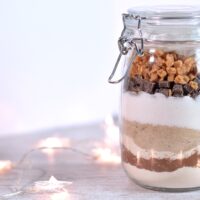 Chocolate Fudge Brownies in a Jar