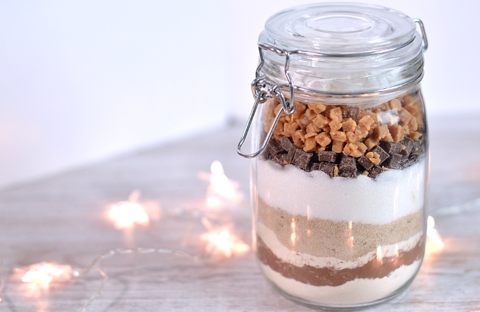 Chocolate Fudge Brownies in a Jar