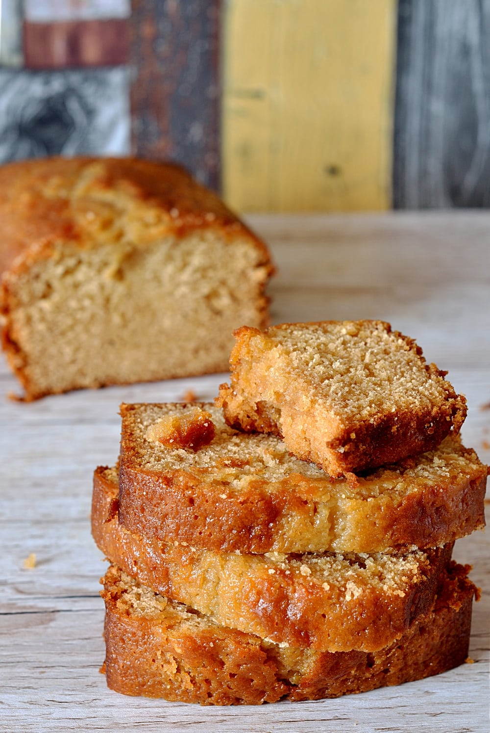 Golden Syrup loaf cake. The best ever recipe for delcious, moist, sticky golden syrup cake.