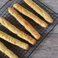 Cheese Bread Sticks recipe from Baking with Granny.