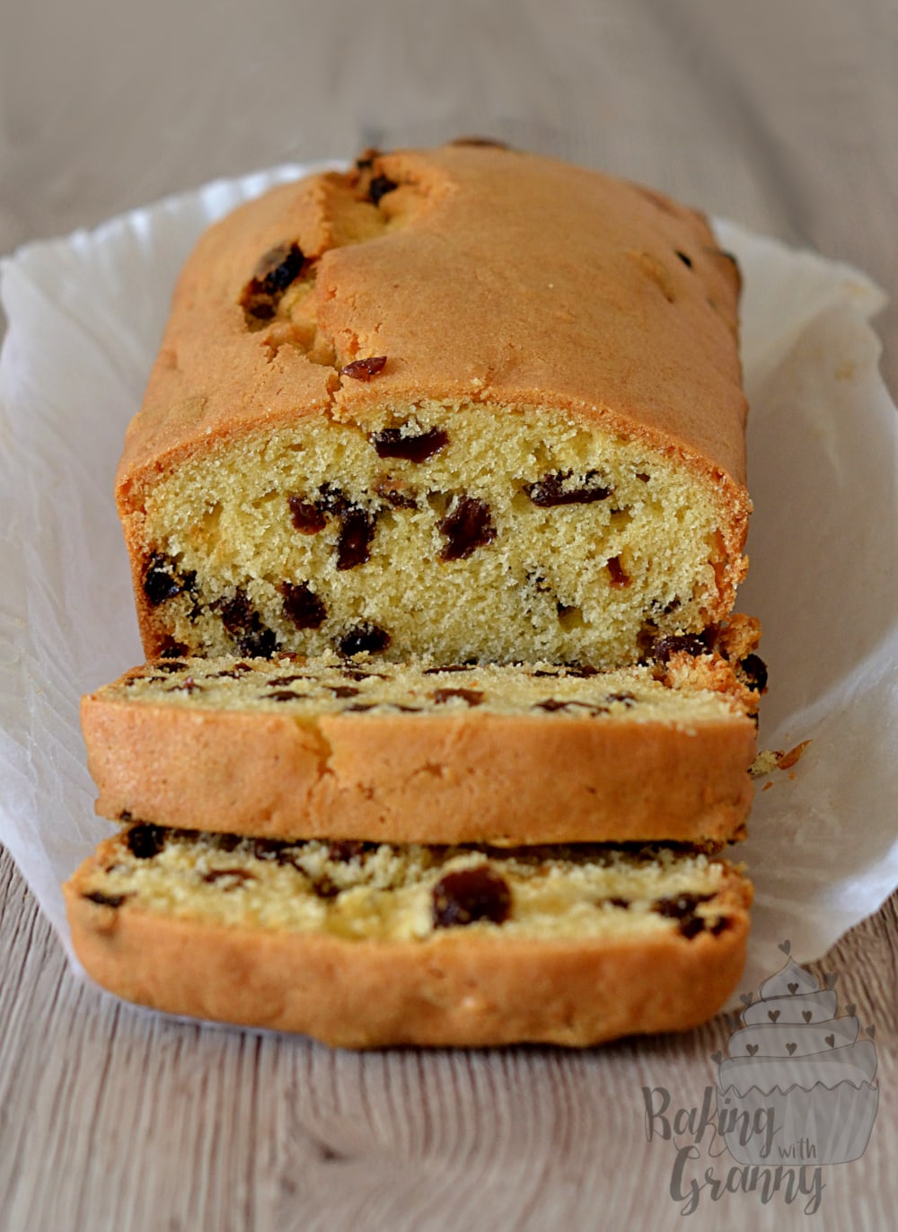 Sultana Cake recipe from Baking with Granny. The perfect teatime cake.