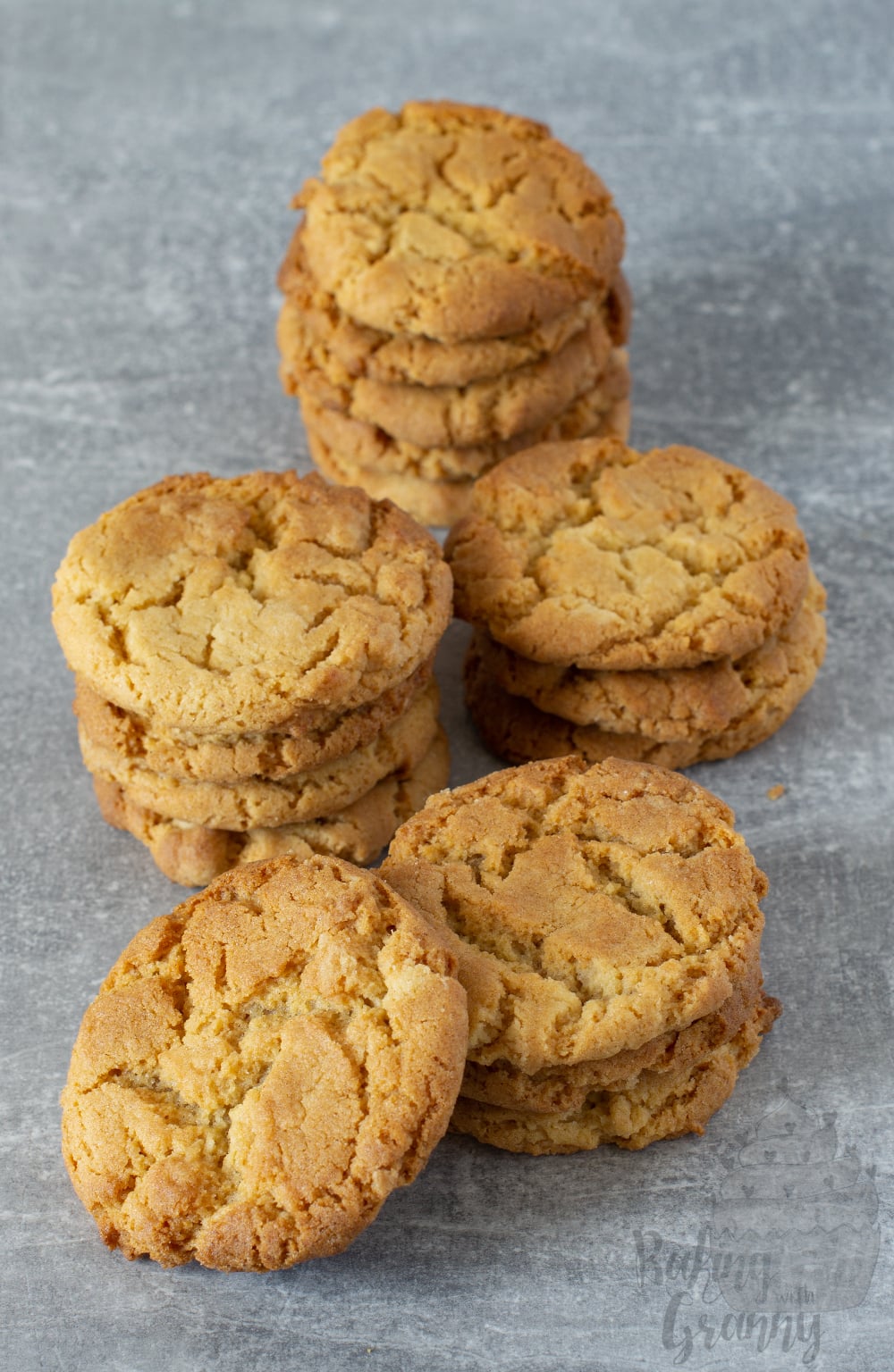 Gingernuts Recipe from baking with Granny. Sweet little ginger biscuits - crunchy, a little chewy and oh-so delicious.