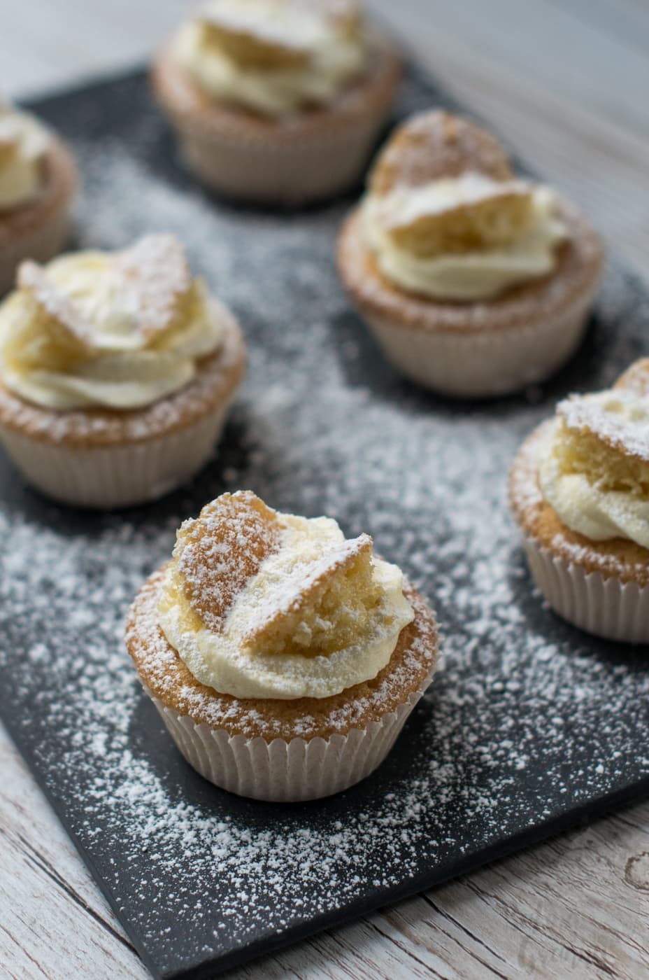 Traditional butterfly cakes recipe from Baking with Granny.