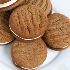 Hungarian chocolate biscuit cookies.