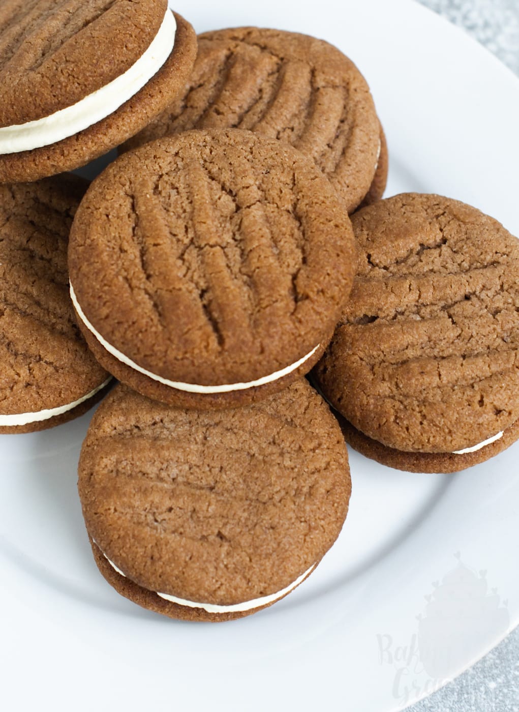 Hungarian chocolate biscuit cookies.