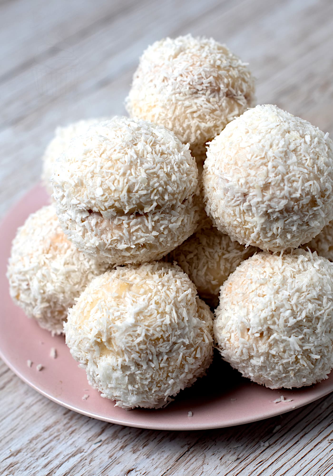 Scottish Snowballs recipe from Baking with Granny. Delightful little cakes, sandwiched with jam and rolled in coconut.
