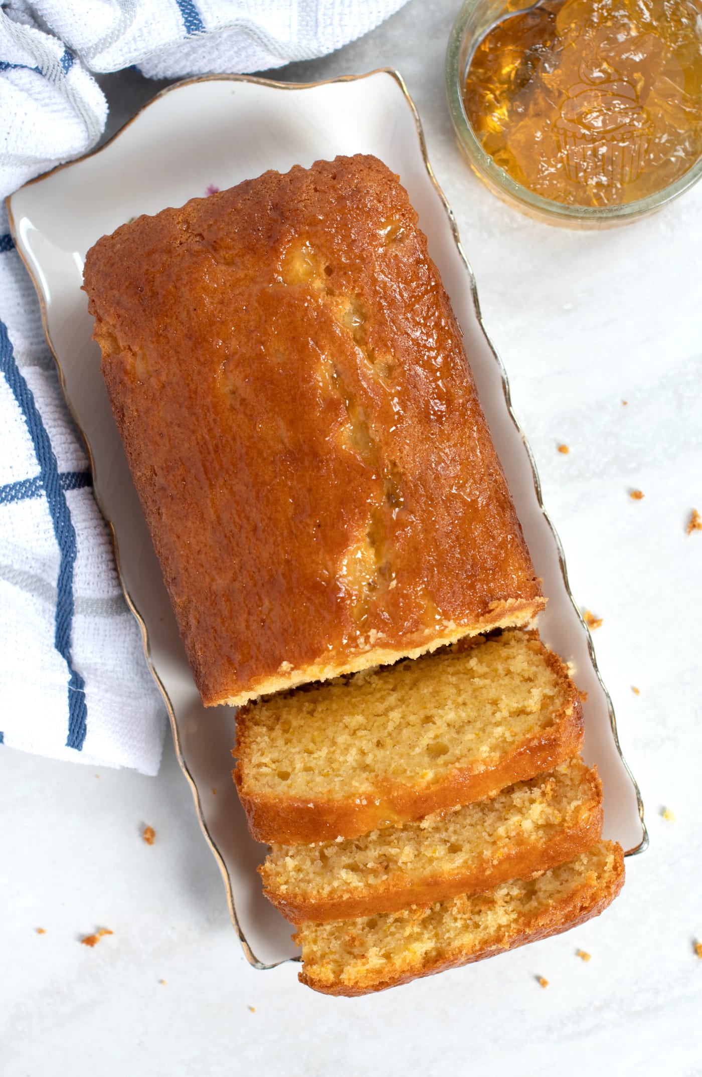 Marmalade Cake recipe from Baking with Granny. Sweet sponge cake with orange zest and marmalade flavours.