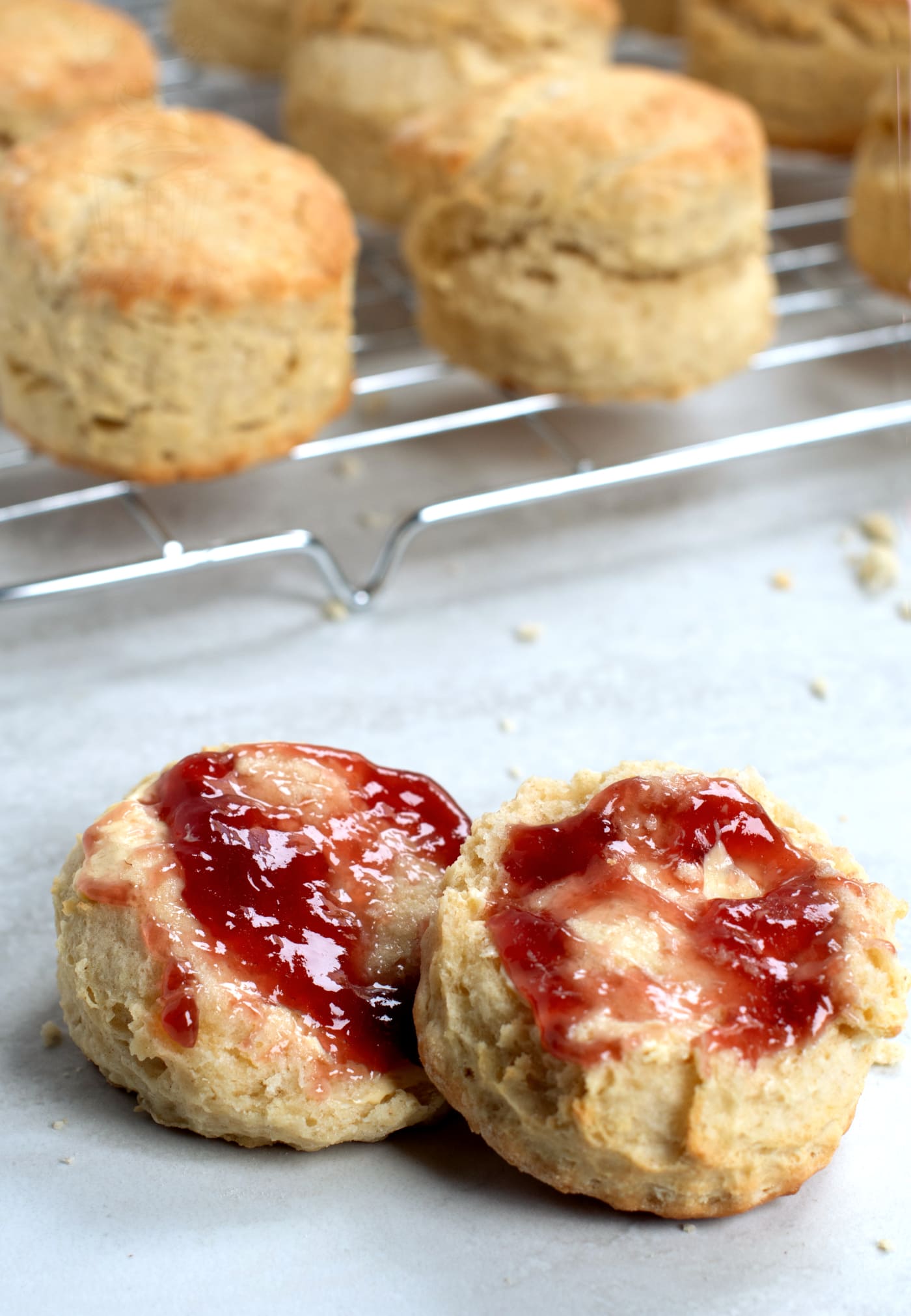 Plain Scones recipe from Baking with Granny. Easy scone recipe, without egg.