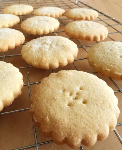 Tantallon Cakes recipes from Baking with Granny. Delicious lemon shortbread, made to a Traditional recipe from North Berwick, Scotland.